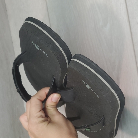 Sanuk Mens Comfort Sandals Flip Flop Flats shoes sz 8 - Picture 5 of 12